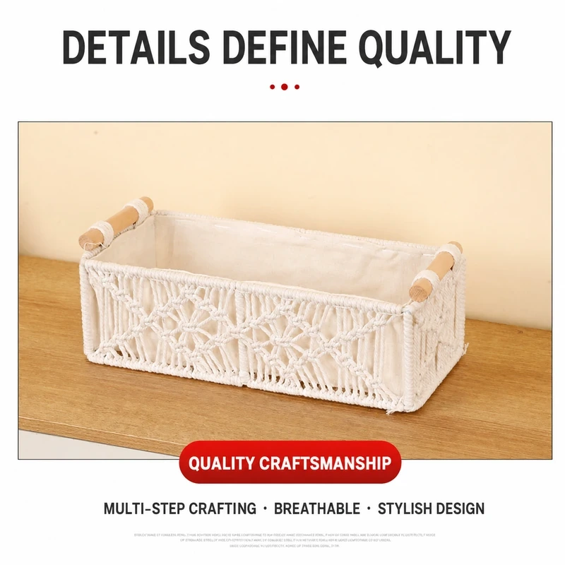 Cotton Rope Woven Storage Basket · 0269 4
