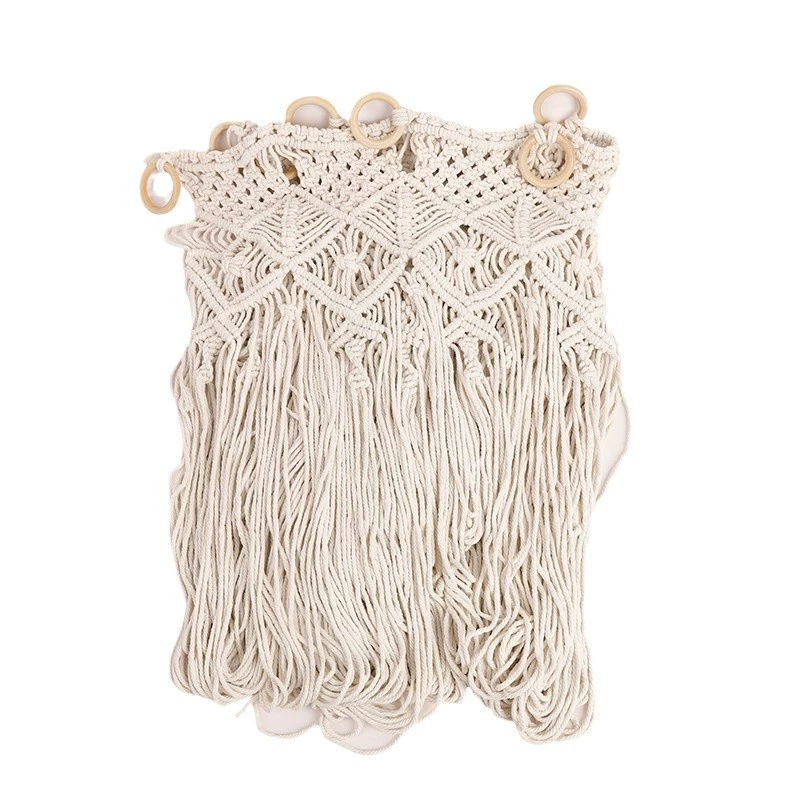 Bohemian Handwoven Macramé Curtain · 5102 4