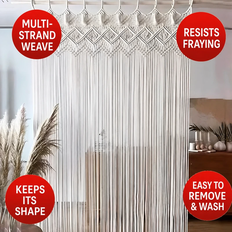 Bohemian Handwoven Macramé Wall Hanging · 5451 3