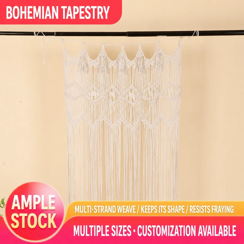Bohemian Handwoven Macramé Wall Hanging · 5451 5