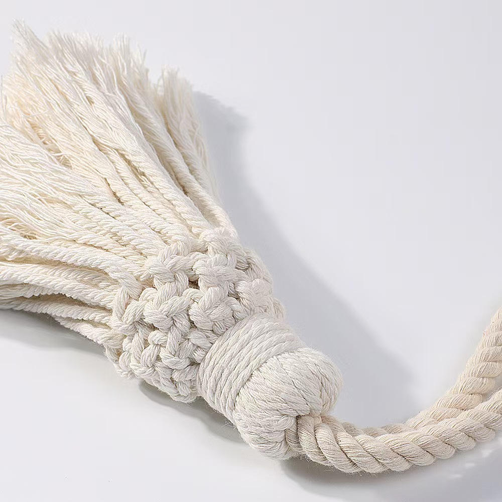 Macramé Cotton Rope Curtain Tieback · 8113 3