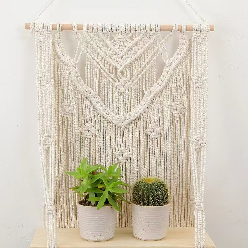 Bohemian Handwoven Macramé Wall Hanging · 6960 2