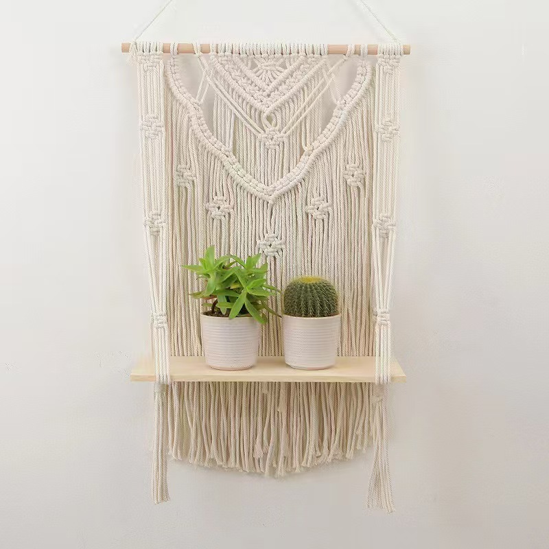 Bohemian Handwoven Macramé Wall Hanging · 6960 5