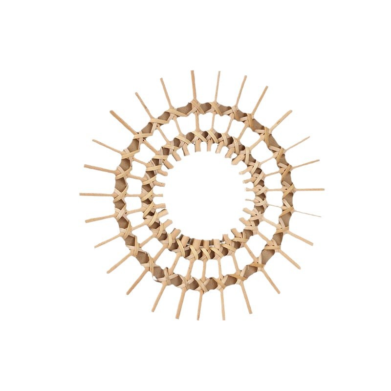 Woven Decorative Wall Mirror · 6138 4