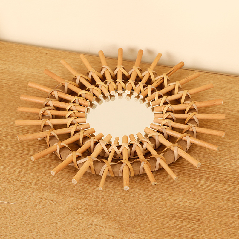 Woven Decorative Wall Mirror · 6138 5