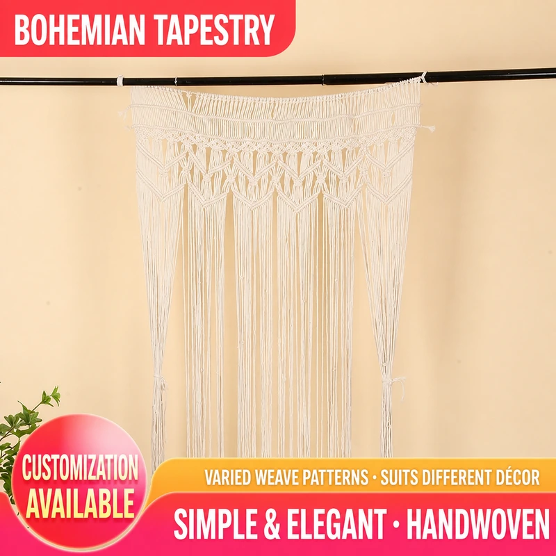 Bohemian Handwoven Macramé Wall Hanging · 4056 4