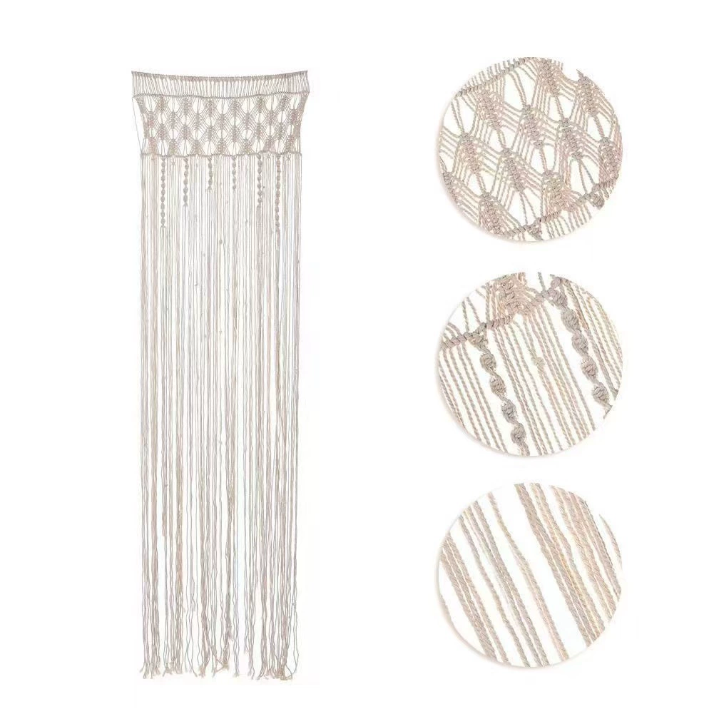 Bohemian Handwoven Macramé Curtain · 5663 10