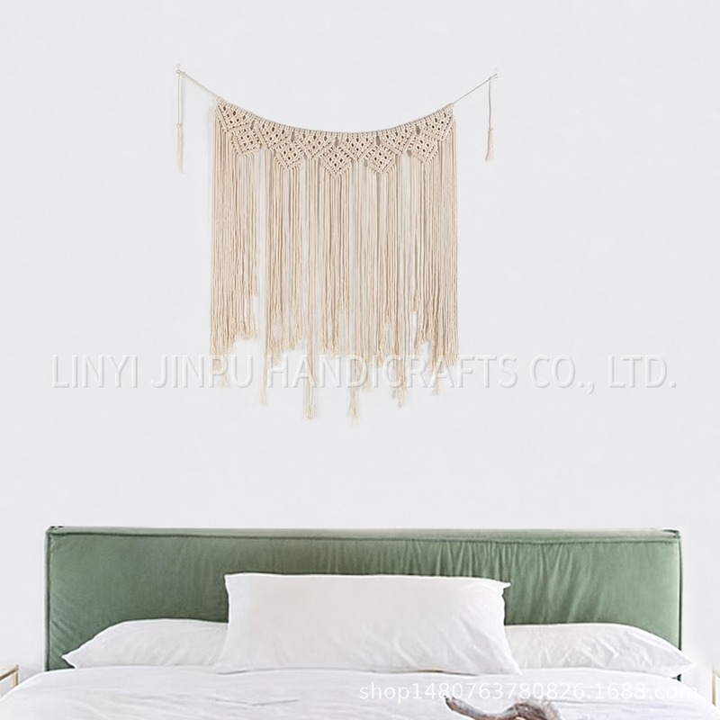 Bohemian Handwoven Macramé Curtain · 5663 12