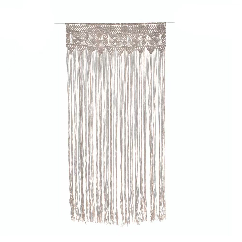 Bohemian Handwoven Macramé Curtain · 5663 13