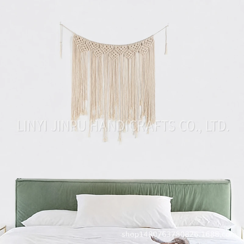 Bohemian Handwoven Macramé Curtain · 5663 24