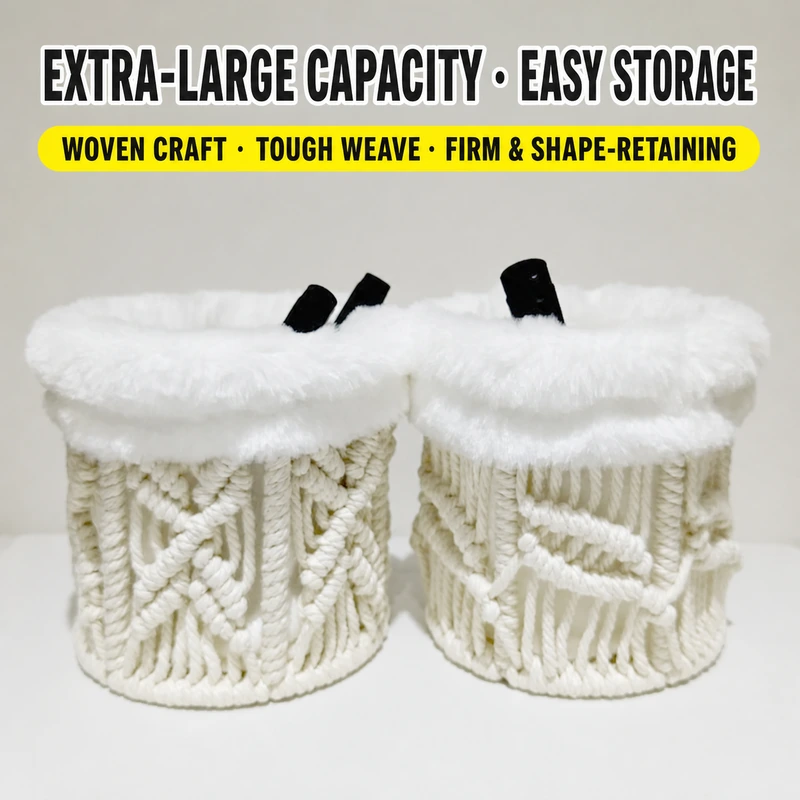 Macramé Desktop Organizer · 4766 4