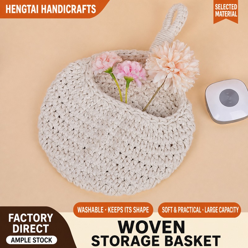 Cotton Rope Woven Storage Basket · 4869 8