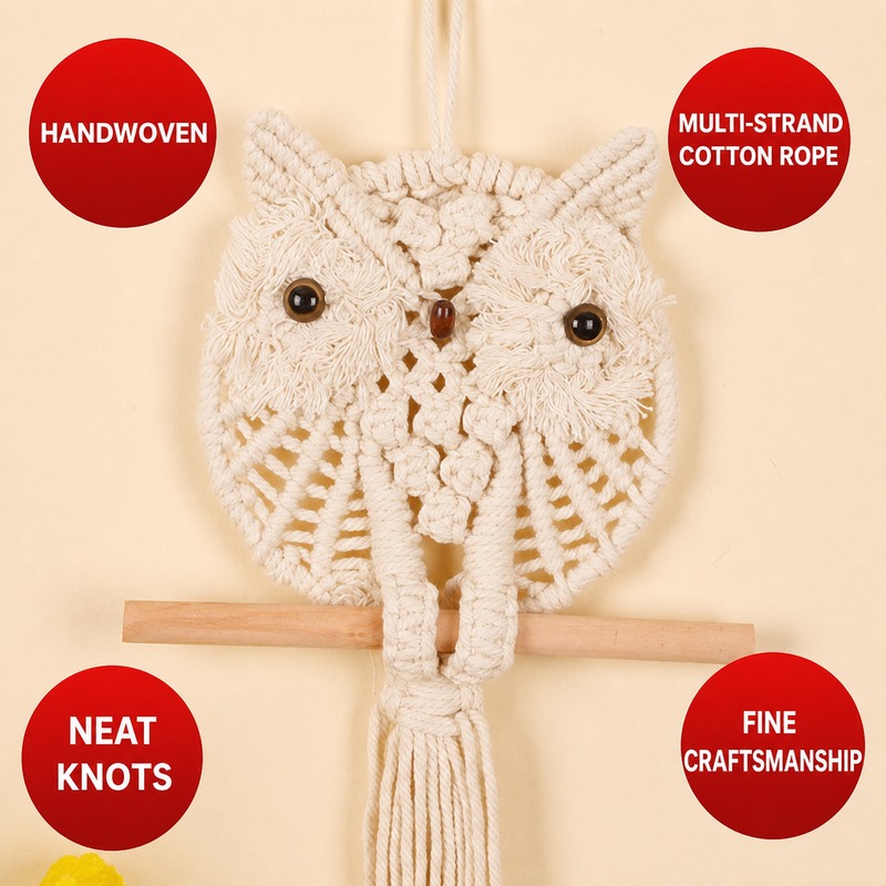 Macramé Cat Hammock · 9261 5