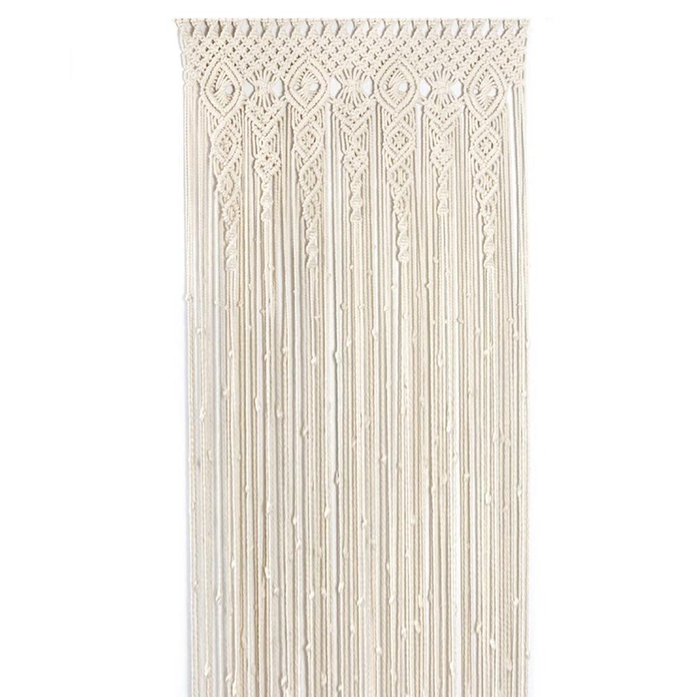 Bohemian Handwoven Macramé Curtain · 5492 4
