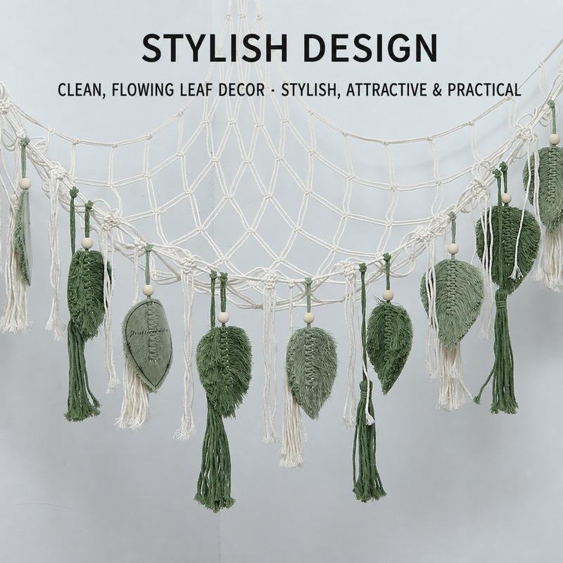 Geometric Handwoven Macramé Decorative Accessory · 1806 2