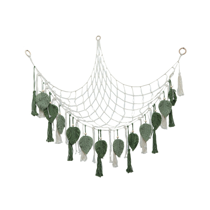 Geometric Handwoven Macramé Decorative Accessory · 1806 4