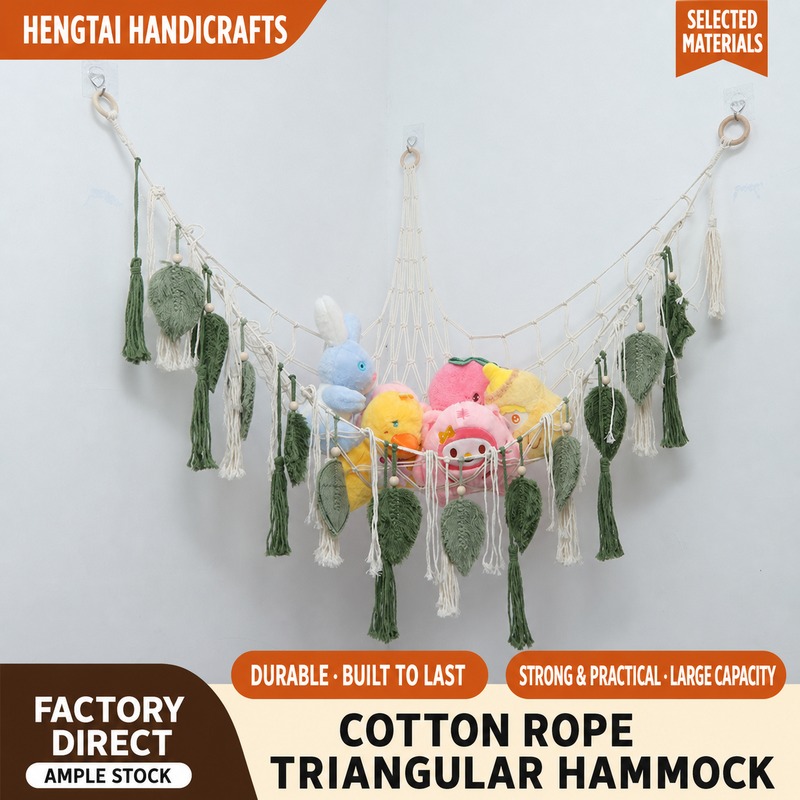 Geometric Handwoven Macramé Decorative Accessory · 1806 6