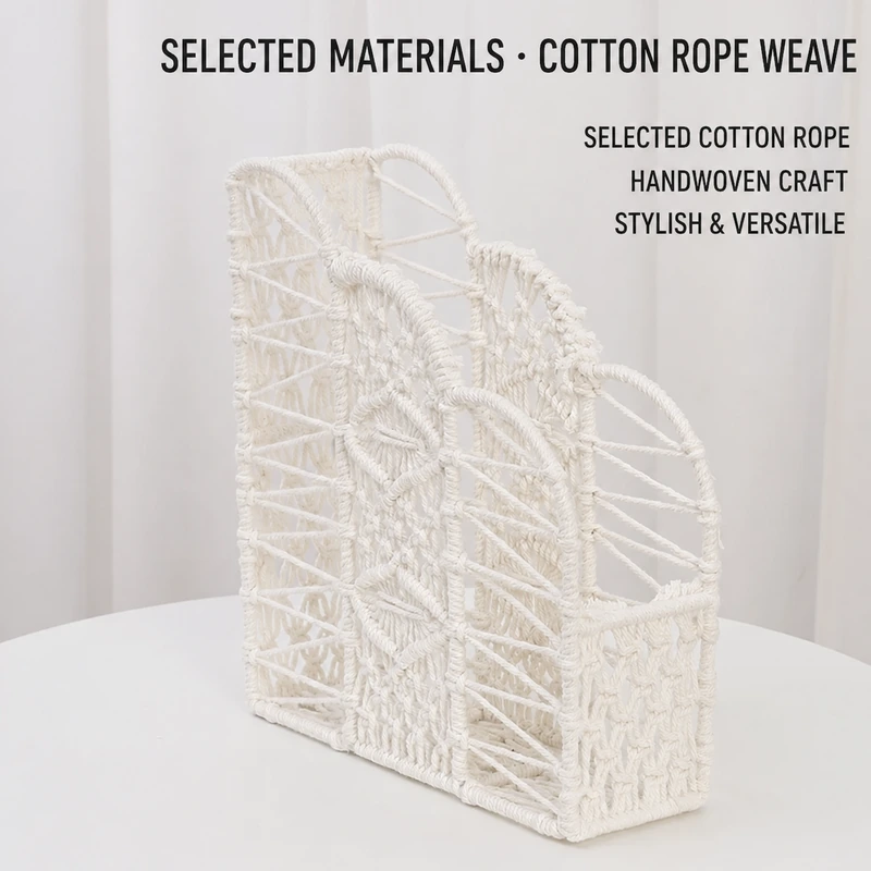 Cotton Rope Woven Storage Basket · 8435 3