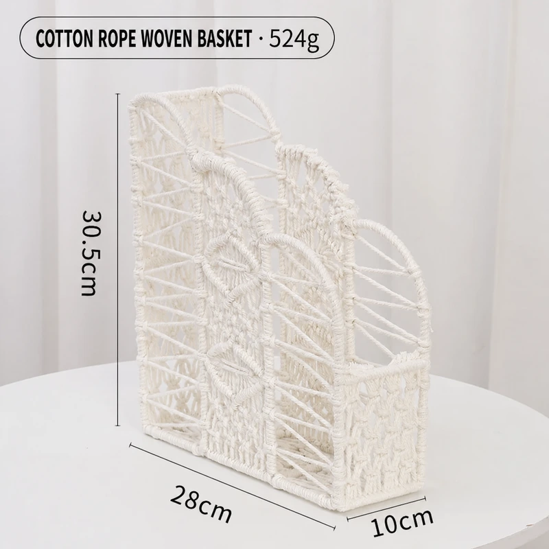 Cotton Rope Woven Storage Basket · 8435 6