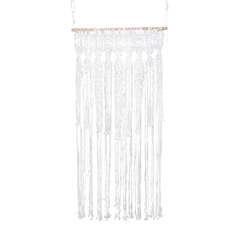 Bohemian Handwoven Macramé Curtain · 9254 4