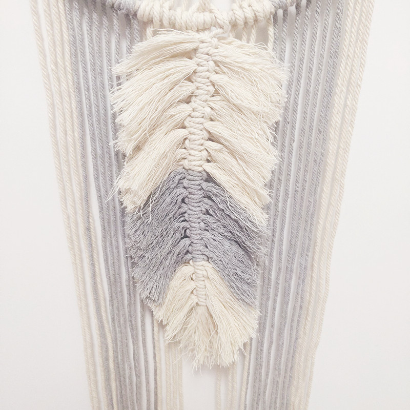 Leaf Bohemian Handwoven Dream Catcher · 1235 2