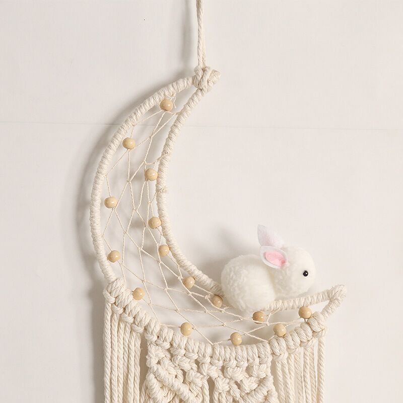 Star & Moon Bohemian Handwoven Dream Catcher · 4475 2