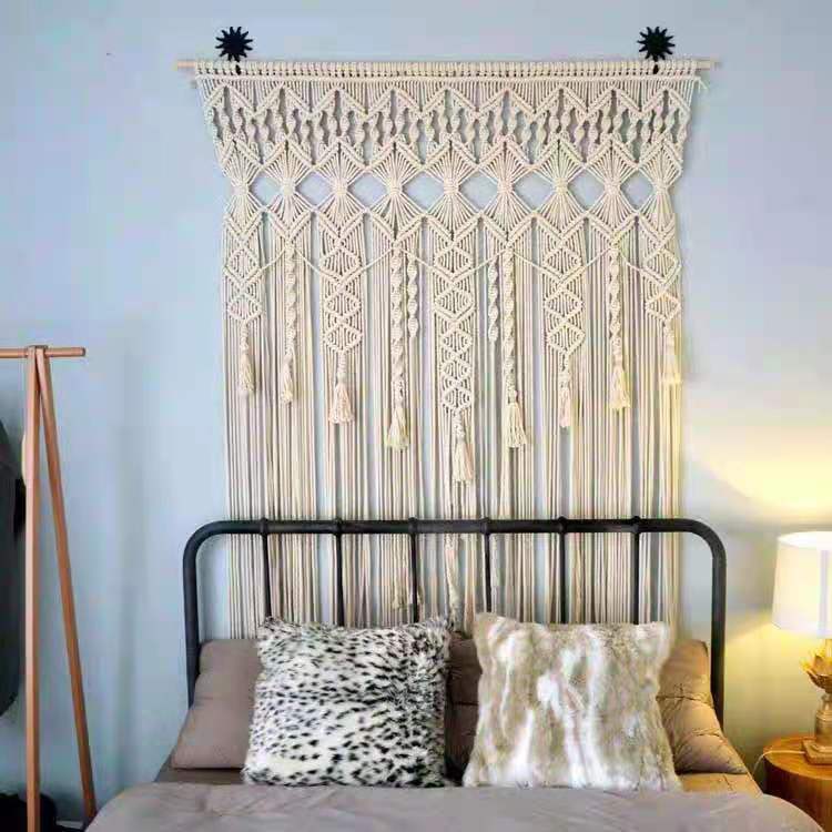 Bohemian Handwoven Macramé Curtain · 1873 2