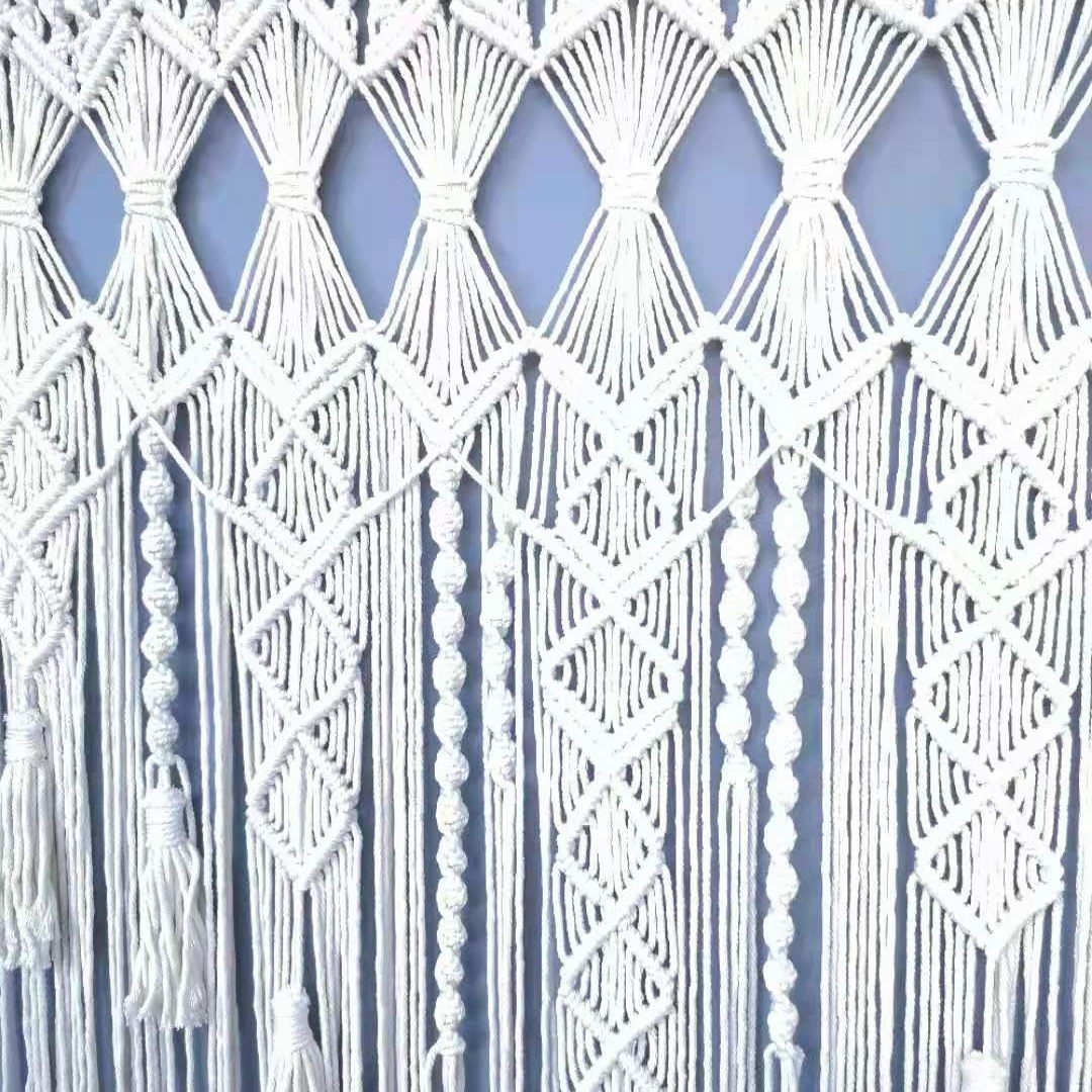 Bohemian Handwoven Macramé Curtain · 1873 3