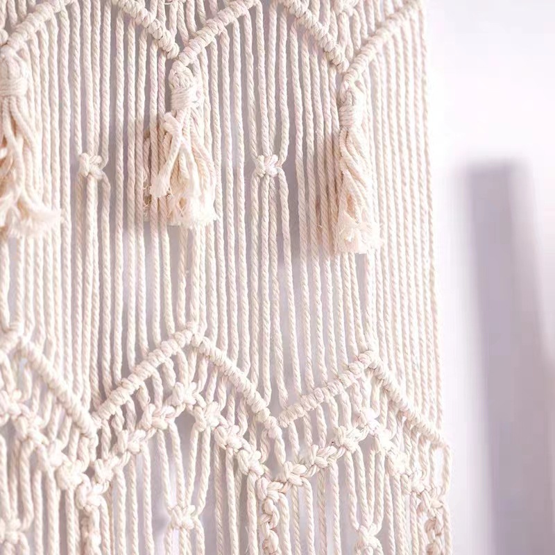 Bohemian Handwoven Macramé Curtain · 2657 3