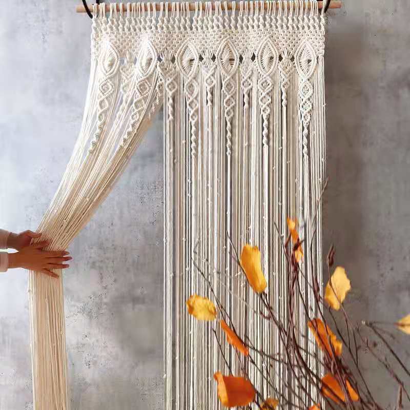 Bohemian Handwoven Macramé Curtain · 1131 5