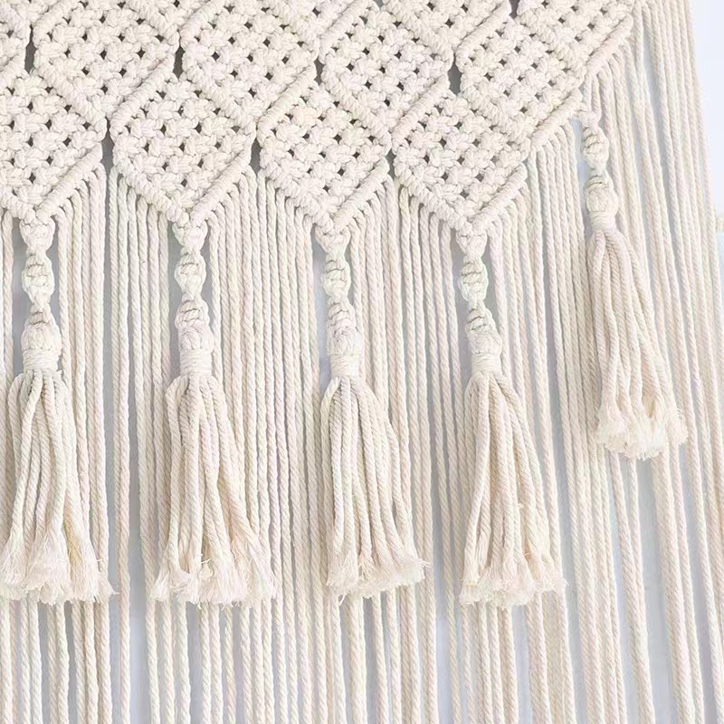 Bohemian Handwoven Macramé Curtain · 3093 2