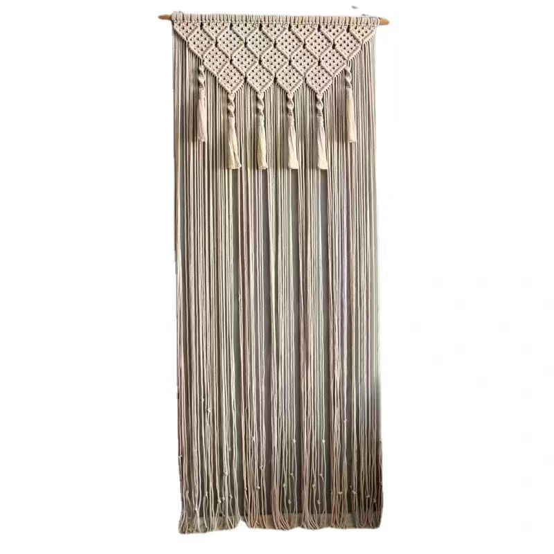 Bohemian Handwoven Macramé Curtain · 3093 3