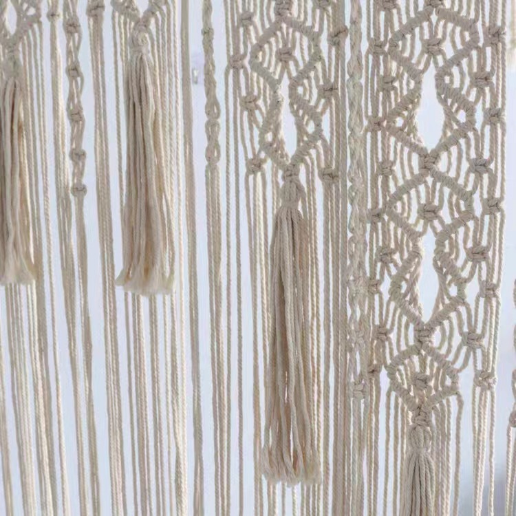 Bohemian Handwoven Macramé Curtain · 0514 3