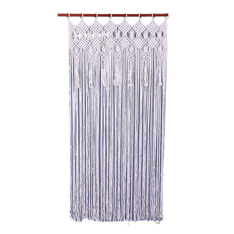 Bohemian Handwoven Macramé Curtain · 4893 3