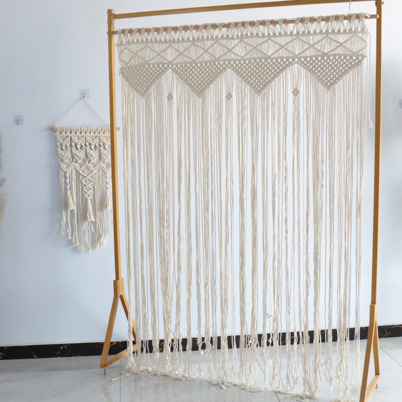 Bohemian Handwoven Macramé Curtain · 4627 9