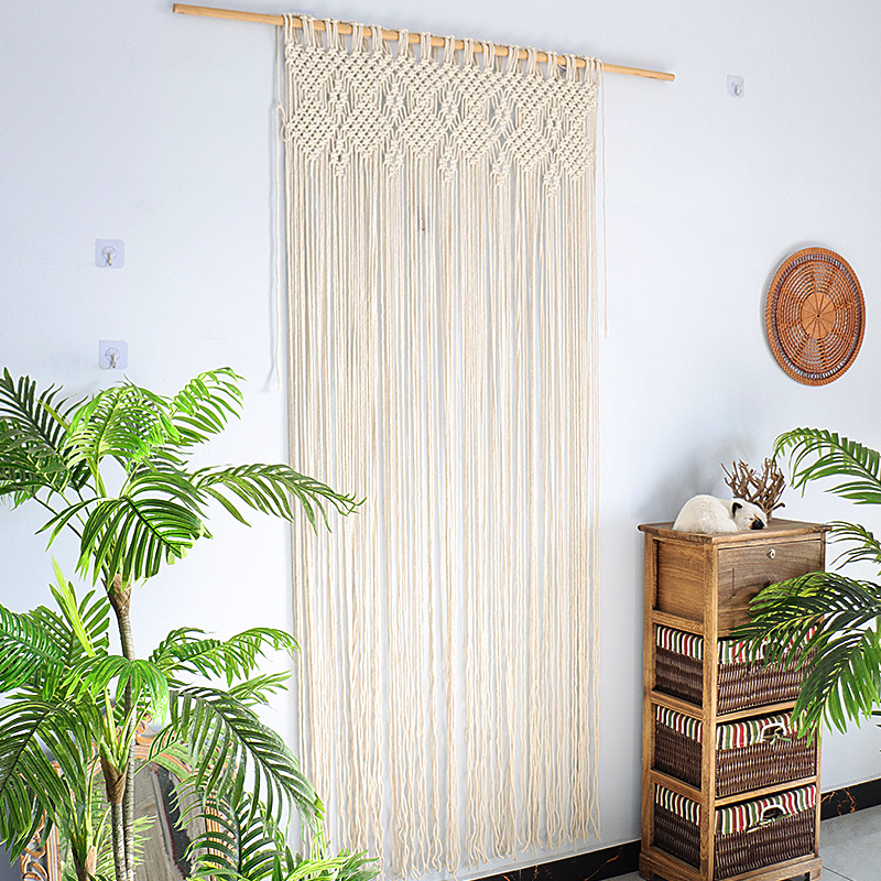 Bohemian Handwoven Macramé Curtain · 4627 15