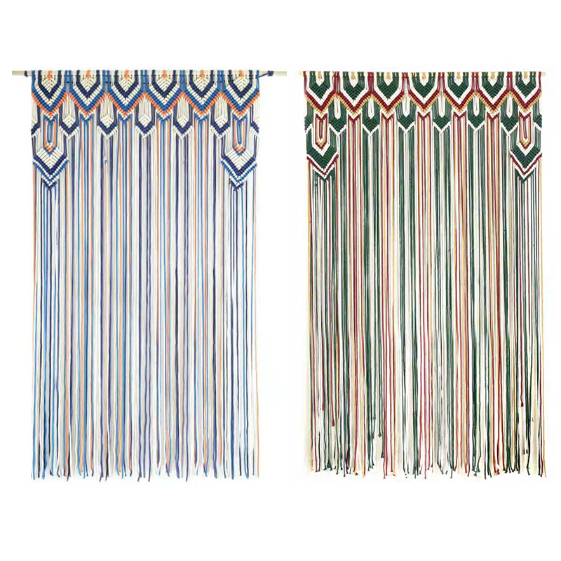 Bohemian Handwoven Macramé Curtain · 4627 16