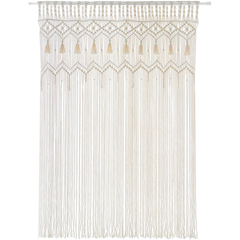 Bohemian Handwoven Macramé Curtain · 2806 18