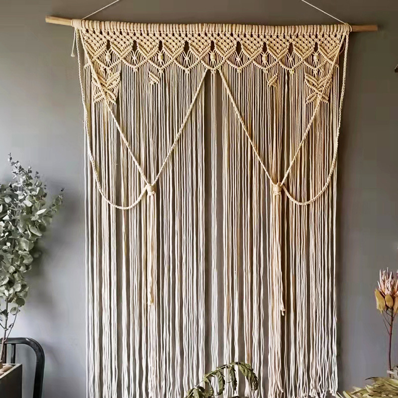 Bohemian Handwoven Macramé Curtain · 2806 19