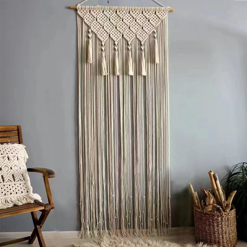 Bohemian Handwoven Macramé Curtain · 2806 20