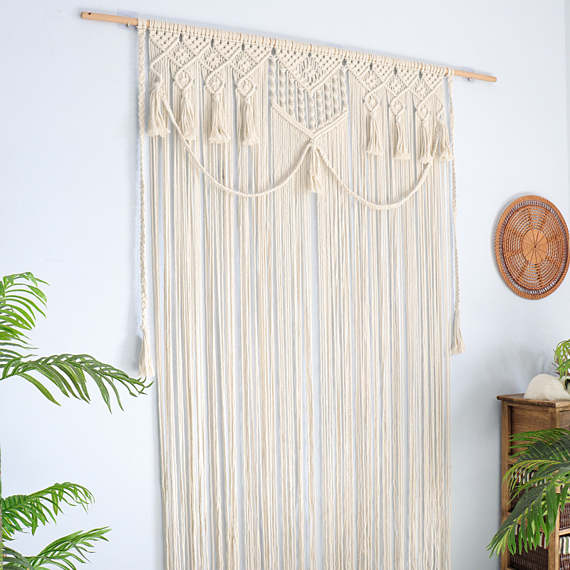 Bohemian Handwoven Macramé Curtain · 2806 21