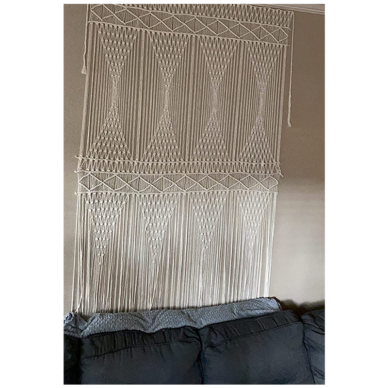 Bohemian Handwoven Macramé Curtain · 2274 5