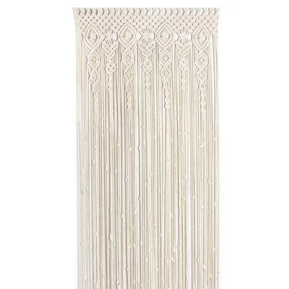 Bohemian Handwoven Macramé Curtain · 7830 12