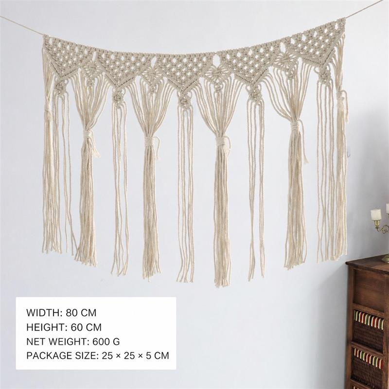 Bohemian Handwoven Macramé Wall Hanging · 7782 10