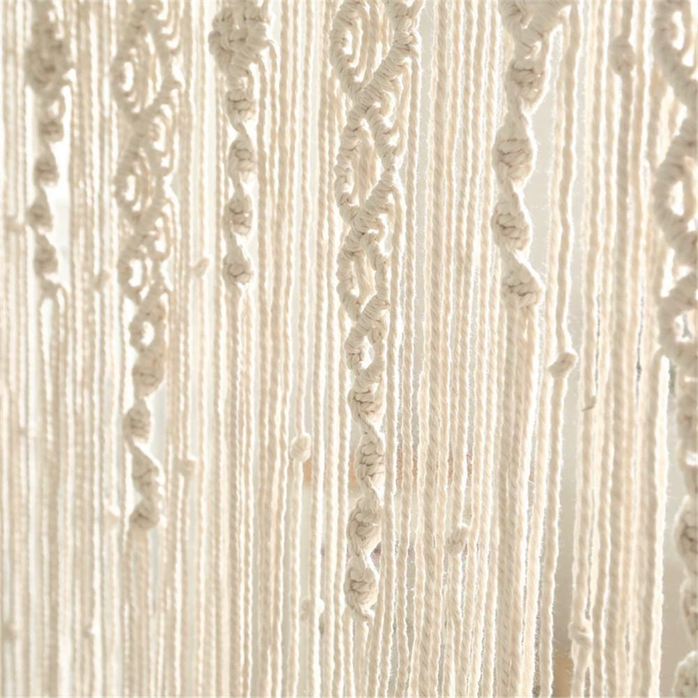 Openwork Macramé Tassel Curtain 3